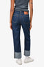 Love Moschino Indigo Denim Cuffed Jeans Size 26