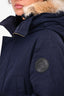 Canada Goose Navy Wool Dur Hooded Down Jacket Size M