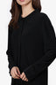 Norma Kamali Black Long-Sleeve Collard Jumpsuit Size 38