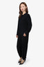 Norma Kamali Black Long-Sleeve Collard Jumpsuit Size 38
