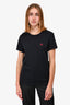 Burberry Black Logo Embroidered T-Shirt Size XS Men