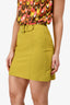 Prada Green Belted Mini Skirt Size 40