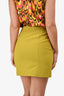 Prada Green Belted Mini Skirt Size 40