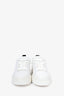 Chloe White Leather Scalloped 'Lauren' Sneakers Size 35