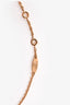 Christian Dior 18K Yellow Gold Diamond Set Rose Des Vents Bracelet