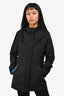 Mackage Black Zip-Up Hooded Shell Jacket Size S
