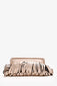 Katherine Kwei New York Champagne Metallic Fringe Clutch