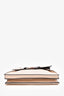 Proenza Beige Leather Snake Embossed Top Handle Bag