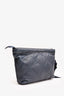 Lanvin Navy Quilted Leather Zip Pouch