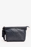 Lanvin Navy Quilted Leather Zip Pouch