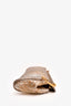 Roberto Cavalli Gold Metallic Zip Clutch