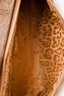 Roberto Cavalli Gold Metallic Zip Clutch