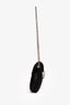 Tod's Black Satin Crystal Embellished Clutch