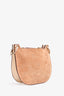 Carolina Herrera Brown Suede/Leather Reversible Crossbody