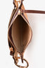 Carolina Herrera Brown Suede/Leather Reversible Crossbody