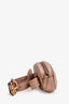 Gucci Taupe Chevron Leather Marmont Belt Bag