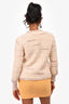 Chanel 2005 Cream Wool/Cashmere Tweed Button Down Jacket Size 38