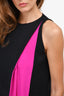 Altuzarra Black/Pink Wool/Silk Sleeveless Top Size 34