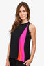 Altuzarra Black/Pink Wool/Silk Sleeveless Top Size 34