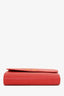 Miu Miu Red Leather Compact Wallet
