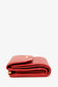Miu Miu Red Leather Compact Wallet