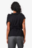 Ann Demeulemeester Black Wool Blenc Sleeveless Belted Top Size 38
