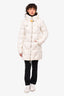 Parajumpers Hollywood White Long Puffer Jacket Size XS