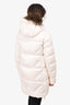 Parajumpers Hollywood White Long Puffer Jacket Size XS