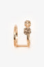 Alexander McQueen Gold Toned Duo Embellished Skull Ring