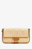 Fendi Tan Canvas/Leather FF Embossed Shoulder Bag with Strap