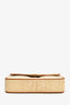 Fendi Tan Canvas/Leather FF Embossed Shoulder Bag with Strap