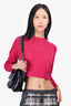 Helmut Lang Pink Cashmere Sweater Size Small