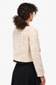 Ba&sh White/Black Boucle Evening Jacket Size 0