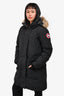 Canada Goose Black Down Parka Coat Size M
