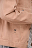 Christian Dior Pink Denim Jacket with Embroidered Logo Size 2 US