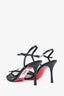Christian Louboutin Black Mesh/Lace 'Travalata' Pointed Toe Heels Size 35