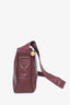Pre-Loved Chanel™ 1991-94 Burgundy Quilted Caviar Leather Camera Bag