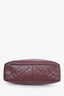 Pre-Loved Chanel™ 1991-94 Burgundy Quilted Caviar Leather Camera Bag