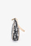 Christian Dior 2001 Black/White Monogram Diorissimo Saddle Bag Pochette