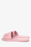 Christian Dior Pink Leather Every-D Slide Size 38