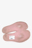 Christian Dior Pink Leather Every-D Slide Size 38