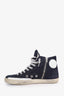 Golden Goose Black Suede Distressed Superstar Sneakers Size 38