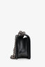 Pre-Loved Chanel™ 2013-14 Black Calfskin Leather Medium Boy Bag