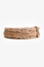 Dries van Noten Grey Furry Belt Size 75