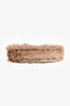 Dries van Noten Grey Furry Belt Size 75