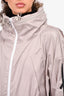 Stella McCartney x Adidas Grey Logo Nylon Long Parka Jacket Size XS