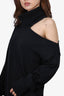 Paige Black Wool Cut Out Sweater Size M