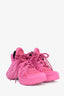 Louis Vuitton Pink Leather/Mesh Archlight Sneakers 36
