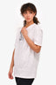 Louis Vuitton 2020 White Cotton Anchor Logo T-Shirt Size XL Mens