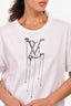 Louis Vuitton 2020 White Cotton Anchor Logo T-Shirt Size XL Mens
